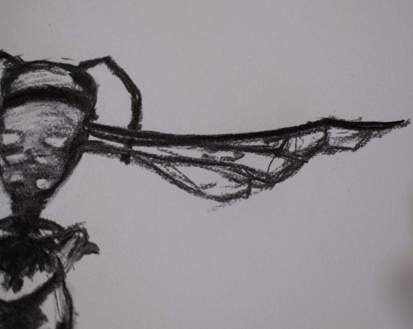 Dead bee sketch 02