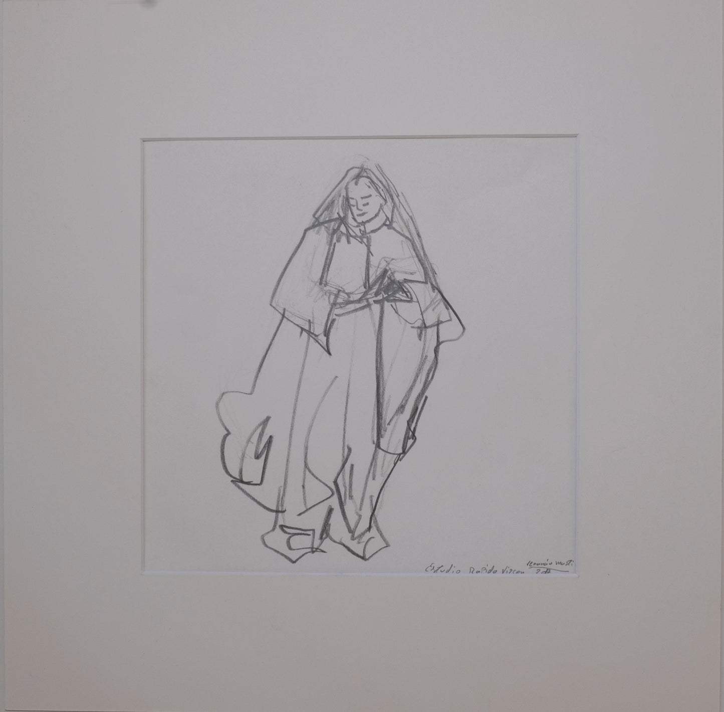 Estudio dibujo  rapido  virgen