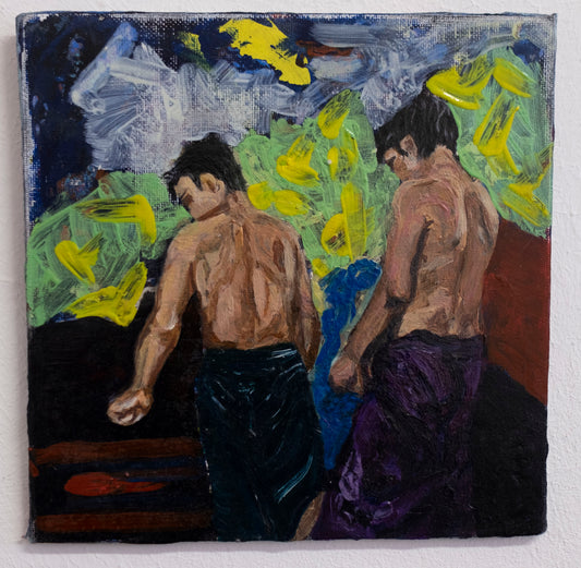 Guys bathing